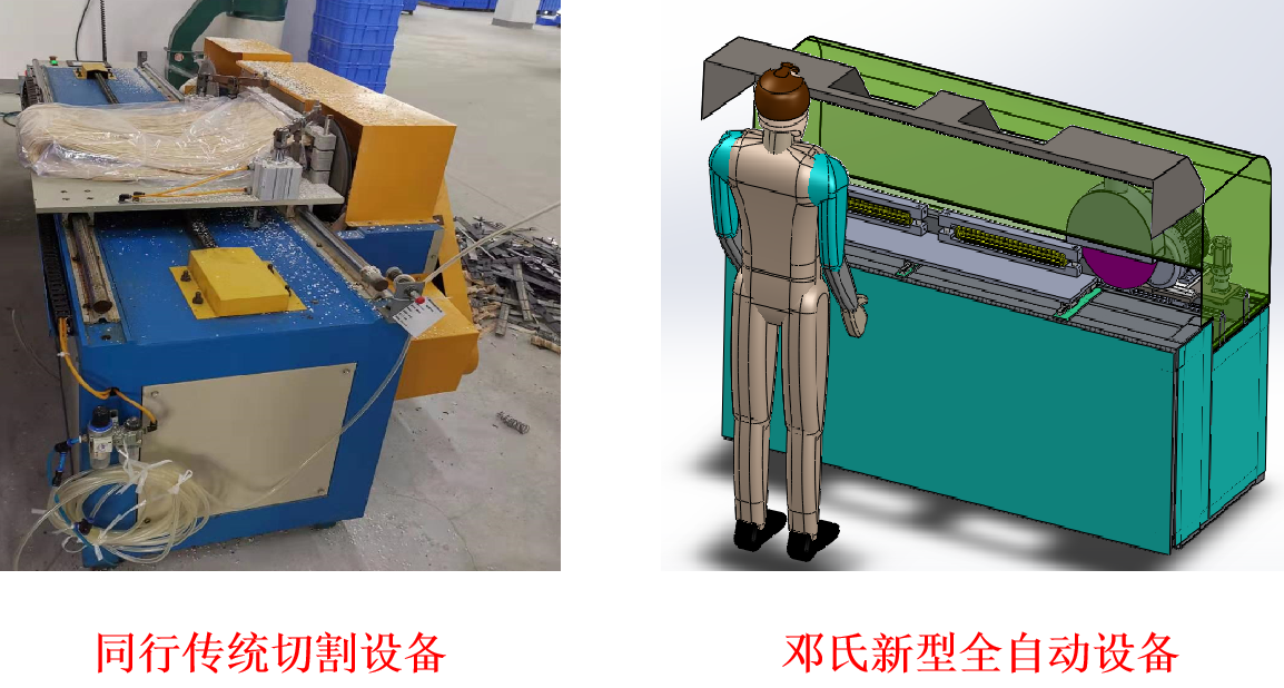 鄧氏簾式膜切割機與傳統設備對（duì）比